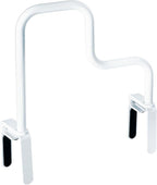 Moen Home Care Multi-Grip Tub Safety Bar – Glacier White, Secure Bathroom Grab Bar for Bathtub Stability, DN7005