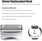 70S Series 7 Replacement Heads Compatible with Braun Series 7 Electric Foil Shaver, 70S Blades for Braun S7 Replacement Head 720, 730, 760cc,790cc