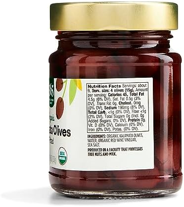 365 by Whole Foods Market, Organic Pitted Kalamata Olives, 4.6 Ounce