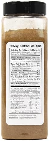 Badia Celery Salt, 2 Pound – Flavorful Blend of Ground Celery Seed & Salt for Seasoning Soups, Salads, Cocktails & More