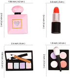 Ercadio 4 Pack Make up Cake Toppers Resin Cosmetics Lipstick Perfume Bottle Cake Decorations for Makeup Theme Bridal Shower Bachelorette Birthday Party Decorations Supplies