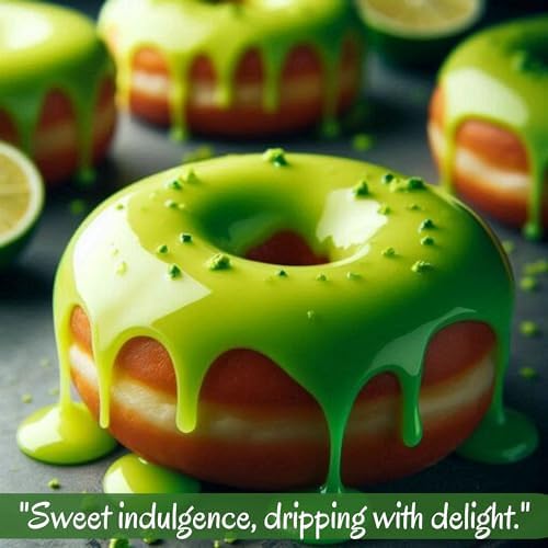 Confect Lime Green Edible Cake Chocolate Drip | Pre-Made Frosting Drip for Cakes, Cupcakes, Donuts & Desserts | Christmas, Birthday & Holiday Decoration | Easy-to-Use Edible Drizzle Icing – 3.71 Oz
