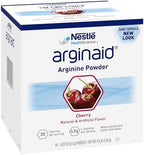 Arginaid Arginine Powder, Drink Mix Formula with 4.5g L-arginine Per Serving, Vitamin C & Vitamin E, Cherry Flavor, 0.32 Ounce, Pack of 56