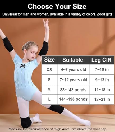 SUJAYU Knee Pads for Women Men, Dance Knee Pads Wrestling Knee Pads Basketball Knee Pads Volleyball Knee Pads for Women, Knee Protector Soft Knee Pads for Work (Pink, Medium)