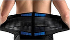 Back Brace Support Belt,MUEQU Deluxe Neoprene Double Pull Lumbar Lower Back Support Brace Exercise Belt Pain Relief,Helps Men & Women Relieve Lower Back Pain(X-Large/36-40")