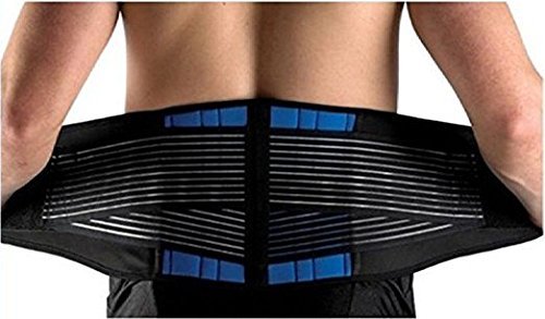 Back Brace Support Belt,MUEQU Deluxe Neoprene Double Pull Lumbar Lower Back Support Brace Exercise Belt Pain Relief,Helps Men & Women Relieve Lower Back Pain(X-Large/36-40")