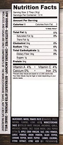 Stevia Sweet BBQ Sauce | Low Sugar (1g), Low Carb, Low Sodium, Gluten & Fat Free | Paleo & Keto Diet Friendly Barbecue Sauce | Zero Artificial Sweeteners (2 x 15 oz)