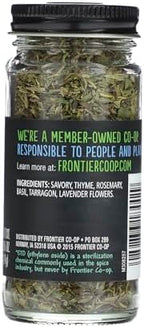 Frontier Co-op Herbes De Provence, 0.85 Ounce, French Blend of Aromatic Savory, Thyme, Rosemary, Basil Tarragon & Lavender