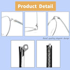 Glasses Replacement Temple, Eyeglass Arms Legs, Glasses Repair Kit Eyeglasses Replacement with Screws,Screwdriver