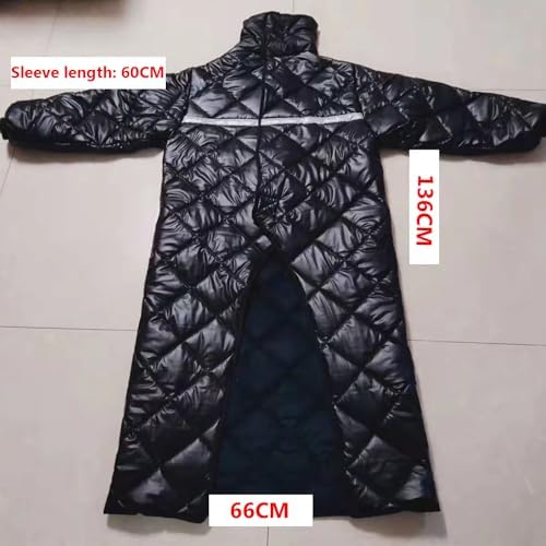 wheelchair blankets,Adult Waterproof Windproof Winter Wheelchair Full Body Warm Blanket, Wearable Wheelchair Cosy Cover with Sleeves Rain Coat Poncho Cover for Wheelchair Users Full Body Protection