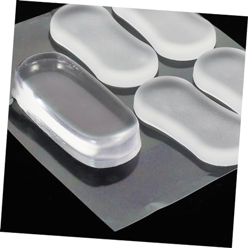 Veemoon 20pcs Silicone Toilet Seat Bumper Pads Durable Cushioning Gasket for Bidet Attachments Shock-absorbing Design with Strong Adhesive for Easy Installation