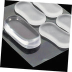 Veemoon 20pcs Silicone Toilet Seat Bumper Pads Durable Cushioning Gasket for Bidet Attachments Shock-absorbing Design with Strong Adhesive for Easy Installation