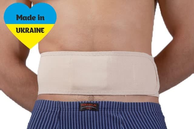 Umbilical Ventral Belt Hernia Reduction Binder With Navel Pad, Abdominal Support for men and women. Hernia support comfort band and bandage. (#4 for Waist Circumference: 37-41 inch (95-105 cm))