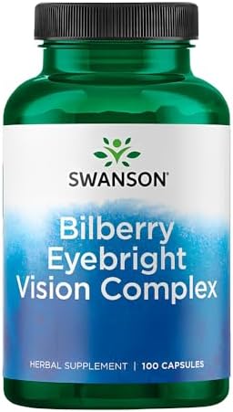 Swanson Bilberry Eyebright Vision Complex (100 Capsules)