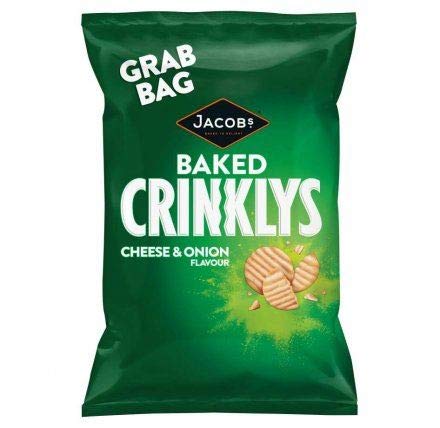Jacob's Crinklys Cheese & Onion - 50g - Pack of 4
