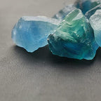 Acxico 100g Natural Rough Blue Fluorite Stone Quartz Crystal Healing Gem Specimen Bulk