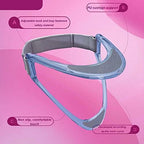 TIST Neck Support Brace, Adjustable Prevent Bow Cervical Spine Neck Support Collar for Home Office(Blue)