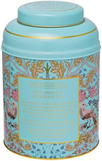 New English Teas Song Thrush & Berries Tea Tin in Mint Green with 240 English Breakfast Teabags
