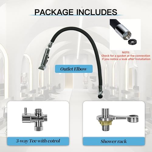 Head Spa Waterfall Equipment, Adjustable Shampoo Bowl Water Circulation Rack, Scalp Massage Water Outlet Basin Attachment Rack for Salon Home Massage
