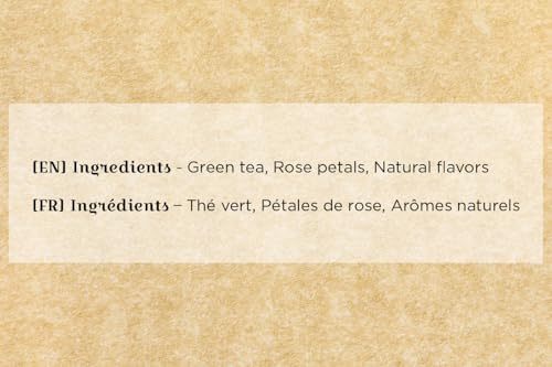 Denise's Fine Tea, USDA Organic, Sencha Kyoto Cherry Rose, Flavored Green Tea, Loose Leaf (100g)