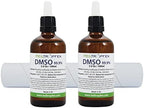 2X DMSO 99.9% Pharma grade ingredients | Low odor - Dimethyl sulfoxide liquid | 2X 3.4 Oz - 2X 100 ml | High purity | Set of two | Heiltropfen®