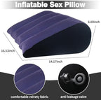 Upgrade Sex Wedge Pillow Position Cushion, Sex Furniture for Bedroom Triangle Inflatable Ramp Positioning for Deeper Position Support Pillow Men Women Couples Sweater bb6