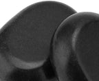 10 Piece 3 Inches Large Basalt Hot Stones, Hot Massage Stones Set, Natural Basalt Hot Rocks Warmer Stone for Professional/Home Spa, Therapy, Relaxation, Healing, Black