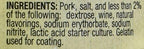 Busseto Dry Cured Salami, Black Pepper, 8 Ounce