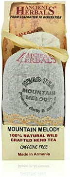 Ancient Herbals Mountain Melody – 100% Natural Wild Crafted Loose Leaf Herbal Tea in a Cotton Bag | Premium – Wellness – Artisan – 50 g