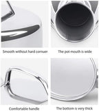 Stainless Steel Outdoor Urinal for Men - 360° Spill-Proof Portable Urinal with Anti-Splash Design, Heavy-Duty Steel Construction for Backyard, Camping, Job Sites - Easy Clean