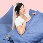 SAFIGLE Ear Muffs for Bed：Adjustable Sleeping Earmuffs with Fleece Lining - Black Noise Cancelling Winter Ear Warmers for Home, Travel, and Sleeping Earbud Headbands 60.00X10.00X0.50cm