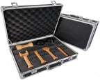 Hammer Spine Set,Chiropractic Adjustment Hammer,Chiropractic Adjustment Chisel,4-Piece Set with Toolbox,Smooth Wooden Structure,for People with Physical Fatigue and Poor Sleep
