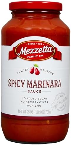 Mezzetta Marinara Sauce, Spicy, 25 Ounce