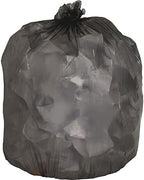 Genuine Joe GJO70420 200 Count Linear Low Density Trash Bags, Black, 60 Gallon Capacity, Puncture Resistant, Dark Material Hides Waste