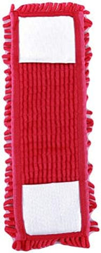 Home Cleaning Pad Coral Velet Refill Household Dust Mop Head Replacement Floor Soft Texture Practical Tool (Red)