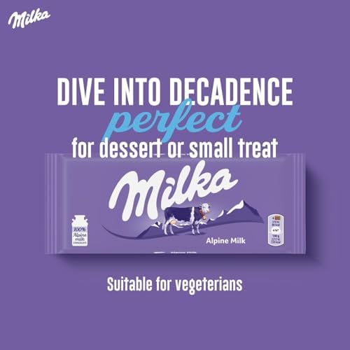 Milka Chocolate - Alpine Milk (Pack of 3)