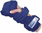 ComfySplints Comfy Hand/Thumb Orthosis Splint, Pediatric Medium, Turquoise Terrycloth Cover, 8" Long