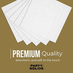 White Dinner Napkins Disposable Everyday 50 Pcs 2 Ply White Napkins Disposable Paper Everyday For Parties & Party Supplies