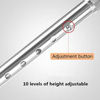 Heavy Duty Forearm Crutches Supports Up to 130kg Closed Cuff Crutches 1 Pair of Lightweight Aluminium Crutches for Adults 10 Stops Adjustable with Soft Ergonomic Handle Grips decorate Warm life