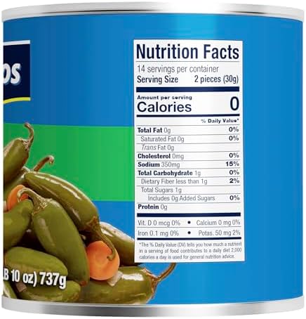 San Marcos Whole Jalapeno Peppers, 26 Ounce (Pack of 4)