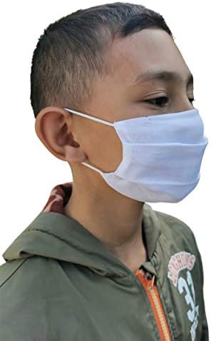 LOFBAZ Cotton Cloth Face Coverings Washable Reusable with Filter Pocket