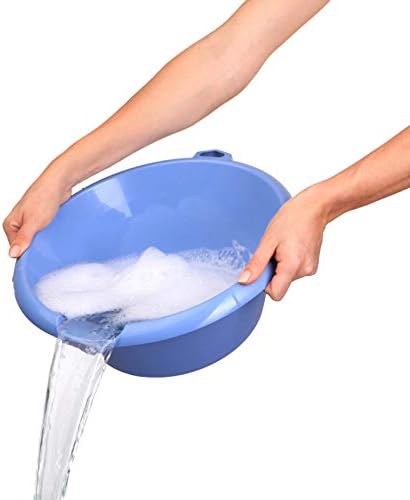TATAY Round Washbasin, 6 L, Blue, One Size