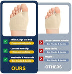 2 PCS Metatarsal Pads for Women and Men - Ball of Foot Pain Relief Cushion with Gel Pad,Foot Pads for Morton's Neuroma & Metatarsalgia Support