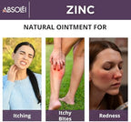 Zinc Oxide Ointment, Natural Ointment for Itching and Rashes with Calendula and Plantain, 1.35 fl oz
