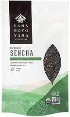 Yamamotoyama Organic Sencha Loose Leaf Green Tea, 3.5 oz pack, Caffeinated
