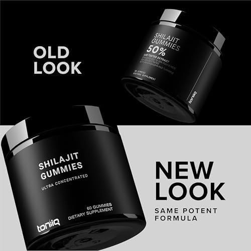 Shilajit Gummies – 20:1 Concentrate – 50% Fulvic Acid, Himalayan Sourced – Ashwagandha + Turmeric – Sugar-Free – Lab Tested
