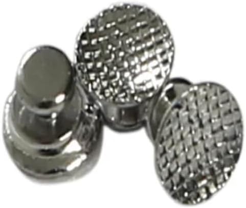30 Pcs New Dental Lingual Buttons Round 80g Mesh Base Orthodontic Dental Materials Ortho Buttons (Round Button - 30 Pcs)