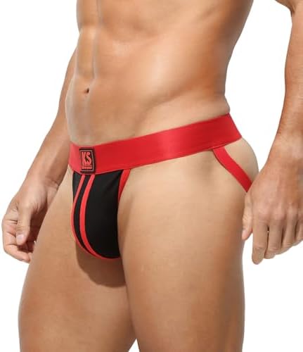 KAREN SPACE Jock Straps Breathable Sexy Mesh Athletic Supporters T-Back Sport Jockstrap Underwear