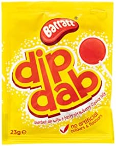 Barratt Dip Dab Strauberry Lolly, 50 x 23g