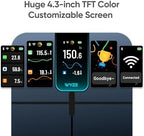 Wyze Smart Scale Ultra Smart Scale with 4.3" Color Display - Digital Scale for Body Weight BMI Muscle Mass, Heart Rate Monitor, Wi-Fi & Bluetooth Weight Scale with Baby/Pet/Luggage Mode, 400lbs, Black